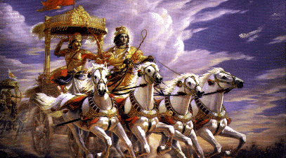 Krishna and Arjuna